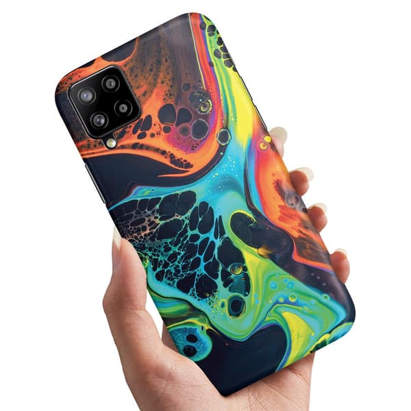 Samsung Galaxy A12 - Kuoret/Suojakuori Marmori