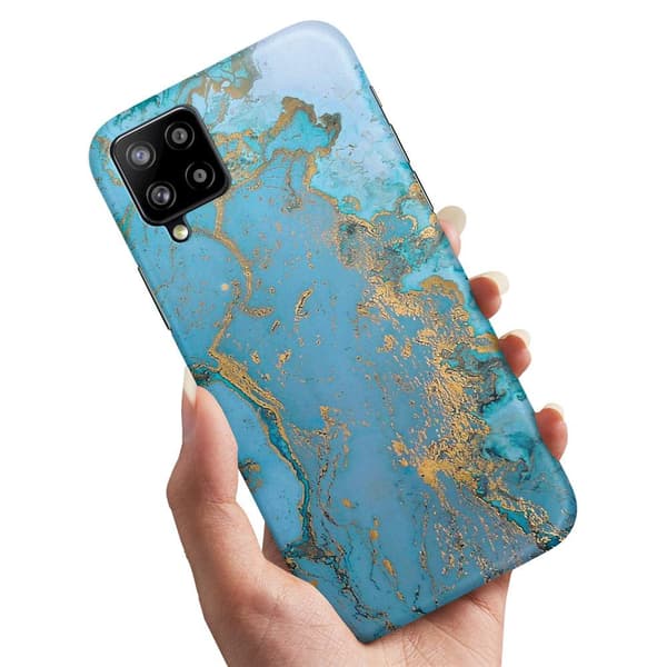 Samsung Galaxy A12 - Cover/Mobilcover Marmor