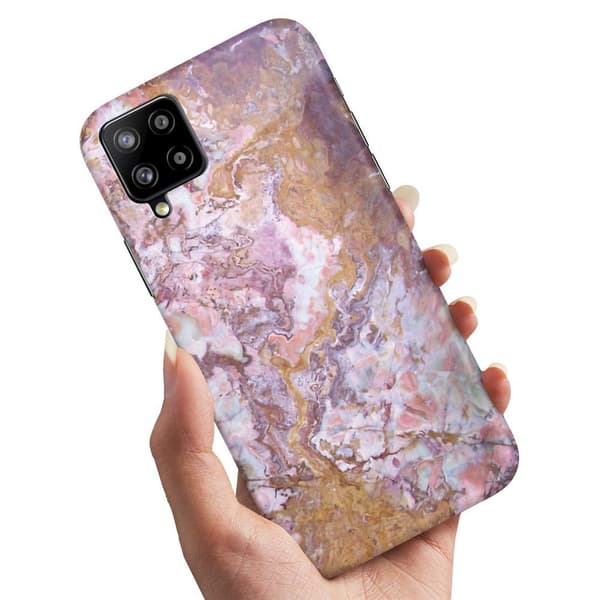Samsung Galaxy A12 - Cover/Mobilcover Marmor