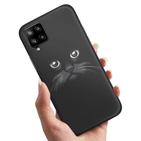 Samsung Galaxy A12 - Cover/Mobilcover Sort Kat