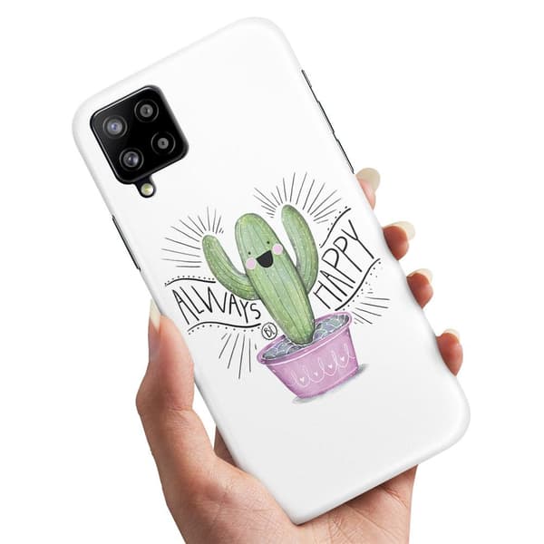 Samsung Galaxy A12 - Deksel/Mobildeksel Happy Cactus