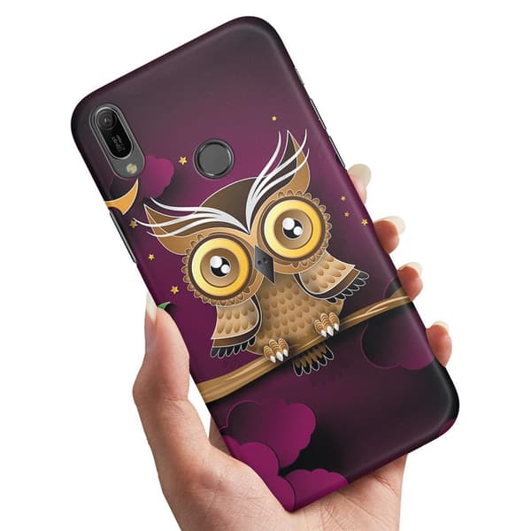Samsung Galaxy A20e - Skal/Mobilskal Ljusbrun Uggla