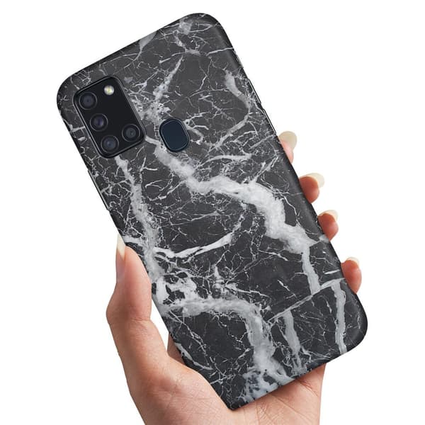 Samsung Galaxy A21s - Deksel/Mobildeksel Marmor