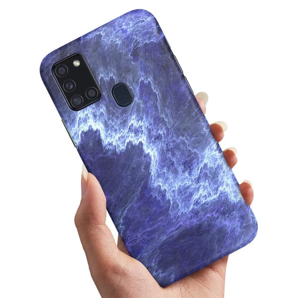 Samsung Galaxy A21s - Deksel/Mobildeksel Marmor