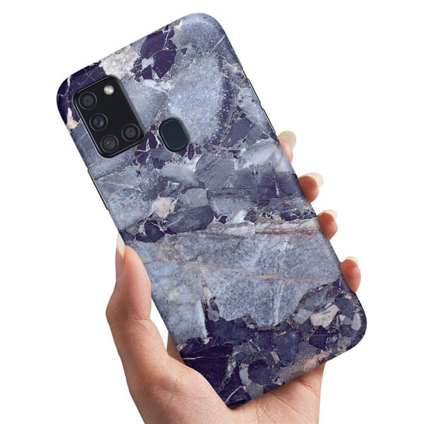 Samsung Galaxy A21s - Deksel/Mobildeksel Marmor