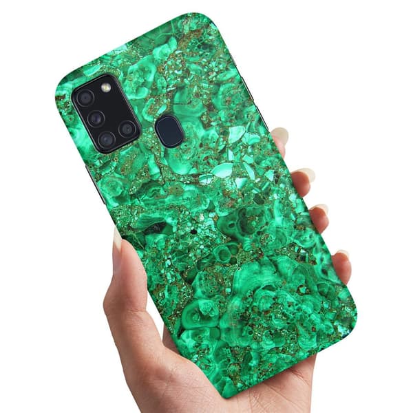 Samsung Galaxy A21s - Deksel/Mobildeksel Marmor
