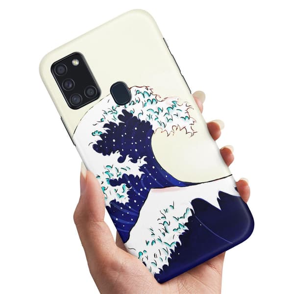 Samsung Galaxy A21s - Kuoret/Suojakuori Hyökyaalto
