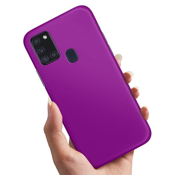 Samsung Galaxy A21s - Deksel/Mobildeksel Lilla