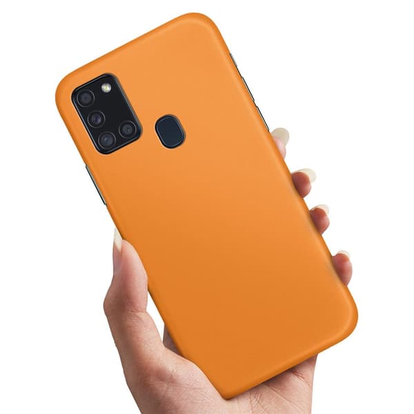 Samsung Galaxy A21s - Skal/Mobilskal Orange
