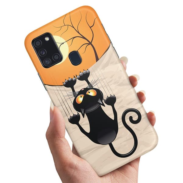 Samsung Galaxy A21s - Skal/Mobilskal Klösarkatt