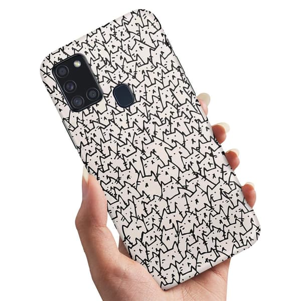 Samsung Galaxy A21s - Kuoret/Suojakuori Kissaryhmä
