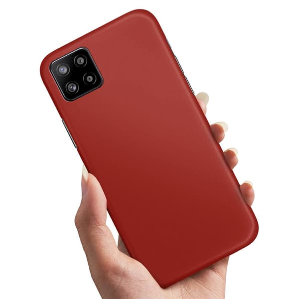 Samsung Galaxy A22 5G - Cover/Mobilcover Mørkrød