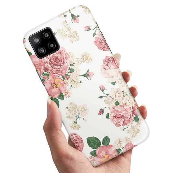 Samsung Galaxy A22 5G - Cover/Mobilcover Retro Blomster