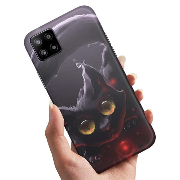 Samsung Galaxy A22 5G - Skal/Mobilskal Svart Katt