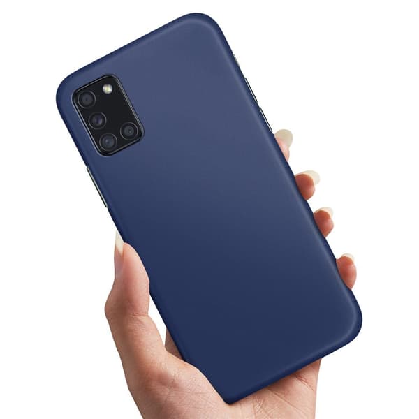 Samsung Galaxy A31 - Cover/Mobilcover Mørkblå