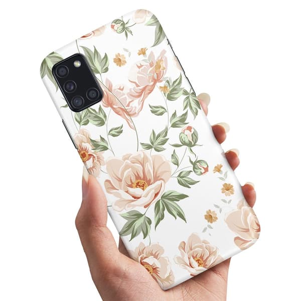 Samsung Galaxy A31 - Cover/Mobilcover Blomstermønster