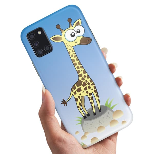 Samsung Galaxy A31 - Cover/Mobilcover Tegnet Giraf