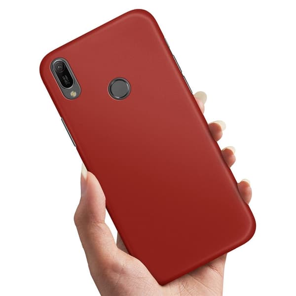Samsung Galaxy A40 - Deksel/Mobildeksel Mørkrød