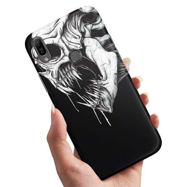 Samsung Galaxy A40 - Deksel/Mobildeksel Dødningehode Monster