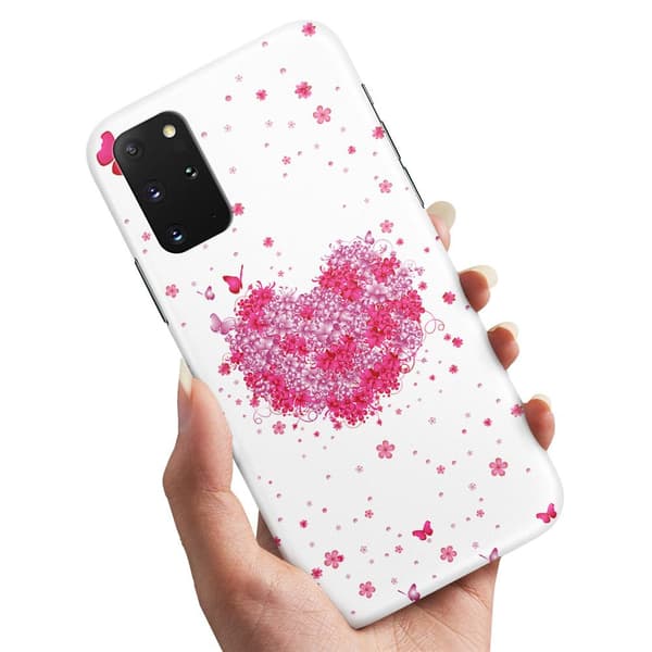 Samsung Galaxy A41 - Cover/Mobilcover Blomsterhjerte
