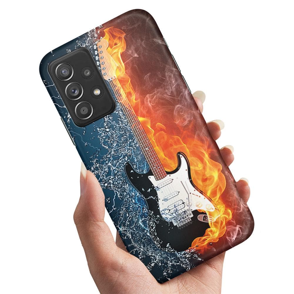 Samsung Galaxy A52 5G - Skal / Mobilskal Vatten & Eld Gitarr
