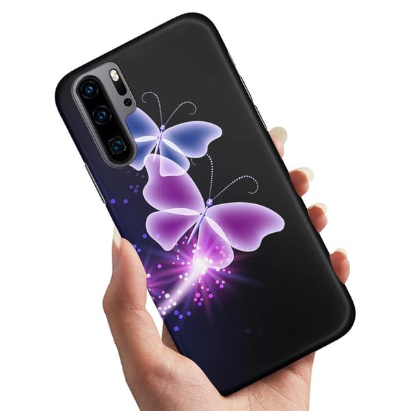Samsung Galaxy Note 10 - Cover/Mobilcover Lilla Sommerfugle