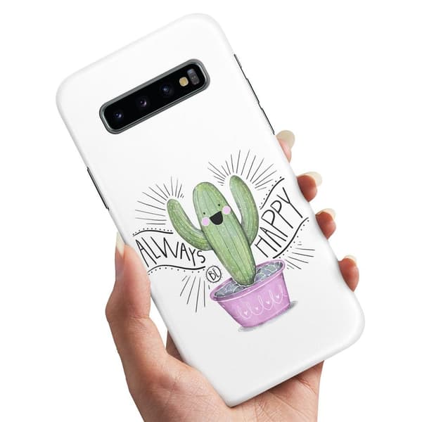Samsung Galaxy S10 - Deksel/Mobildeksel Happy Cactus
