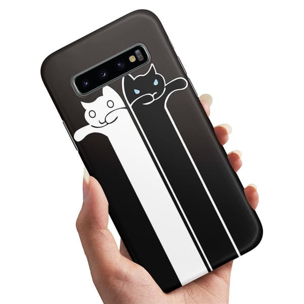 Samsung Galaxy S10 - Kuoret/Suojakuori Pitkänomaiset Kissat