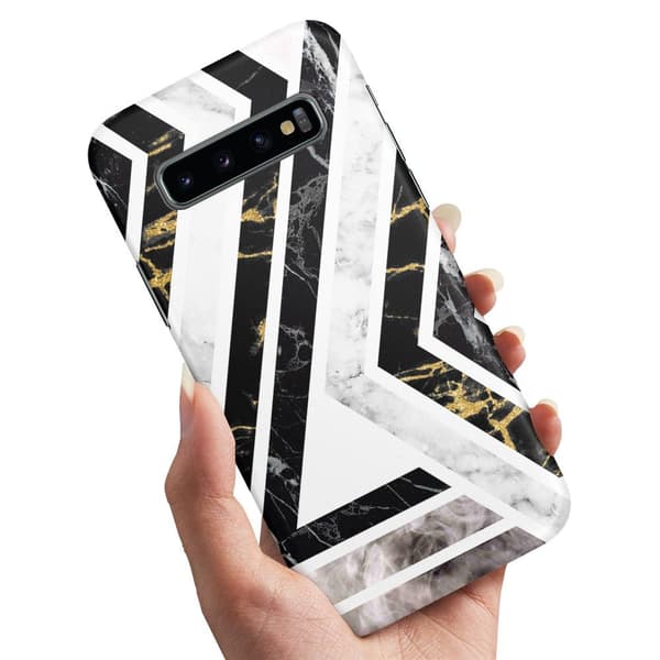 Samsung Galaxy S10 - Deksel/Mobildeksel Krokete Mønster