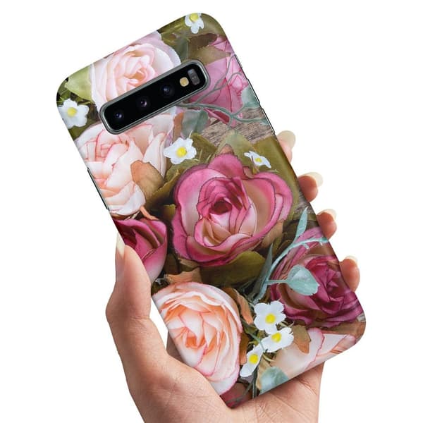 Samsung Galaxy S10 - Deksel/Mobildeksel Blomster