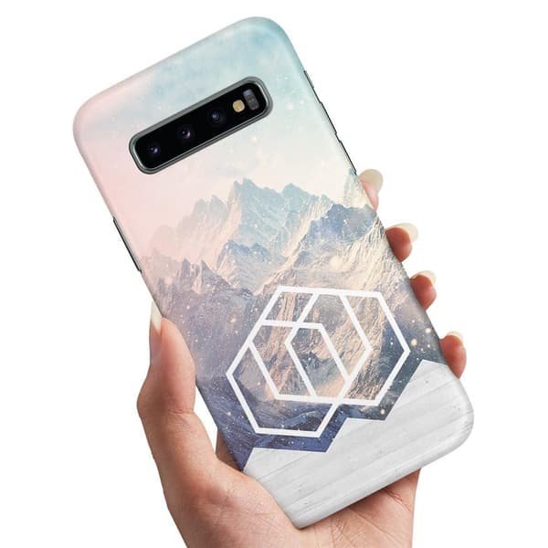 Samsung Galaxy S10 - Deksel/Mobildeksel Kunst Fjell