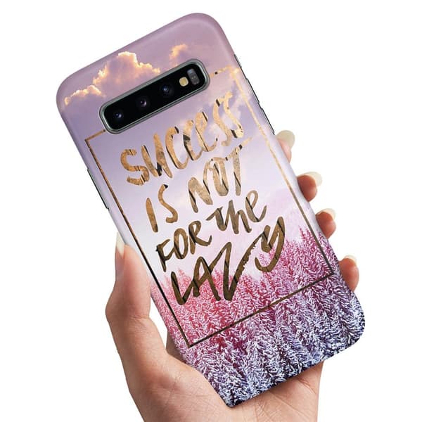 Samsung Galaxy S10e - Kuoret/Suojakuori Success Not Lazy