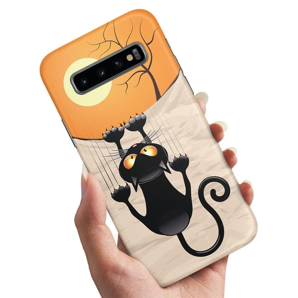 Samsung Galaxy S10e - Kuoret/Suojakuori Raapiva Kissa