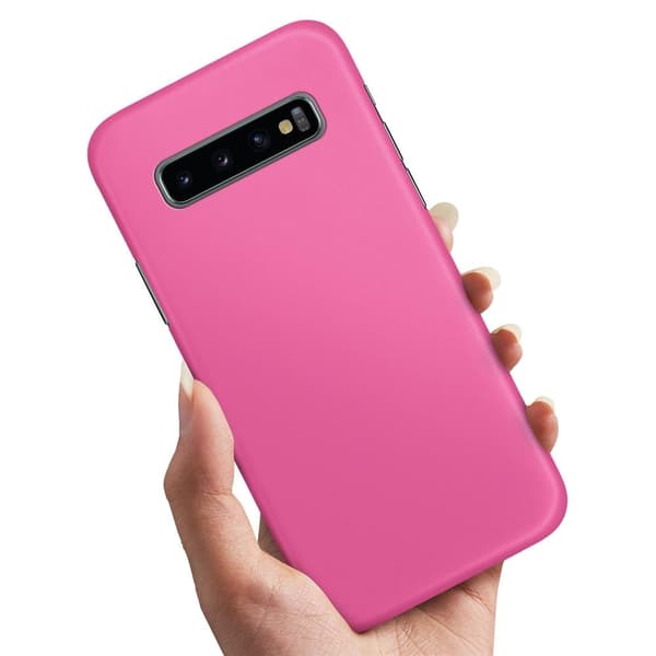 Samsung Galaxy S10 Plus - Kuoret/Suojakuori Vaaleanpunainen