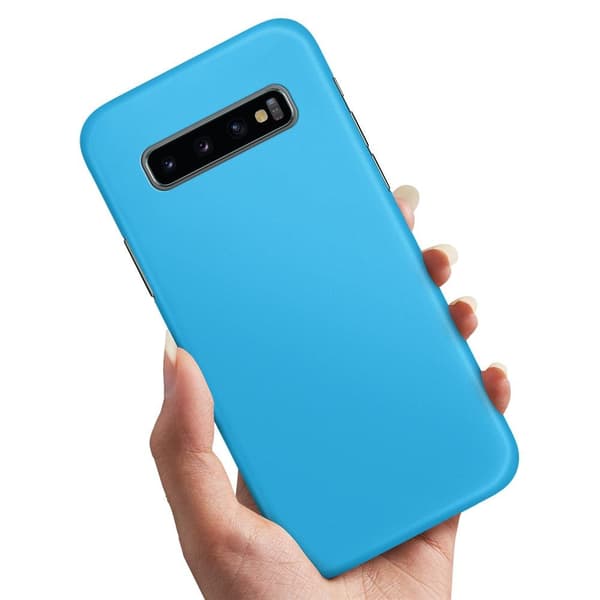 Samsung Galaxy S10 Plus - Kuoret/Suojakuori Vaaleansininen