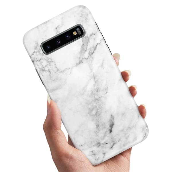Samsung Galaxy S10 Plus - Deksel/Mobildeksel Marmor