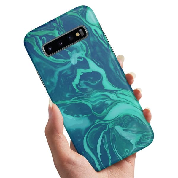 Samsung Galaxy S10 Plus - Deksel/Mobildeksel Marmor