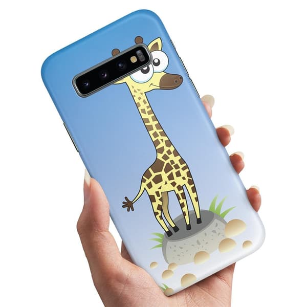 Samsung Galaxy S10 Plus - Kuoret/Suojakuori Piirretty Kirahvi