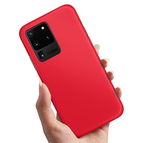 Samsung Galaxy S20 Ultra - Deksel/Mobildeksel Rød