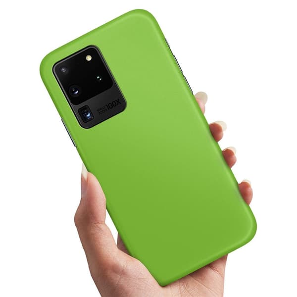 Samsung Galaxy S20 Ultra - Cover/Mobilcover Limegrøn