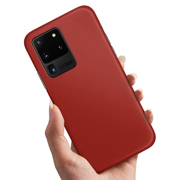 Samsung Galaxy S20 Ultra - Deksel/Mobildeksel Mørkrød