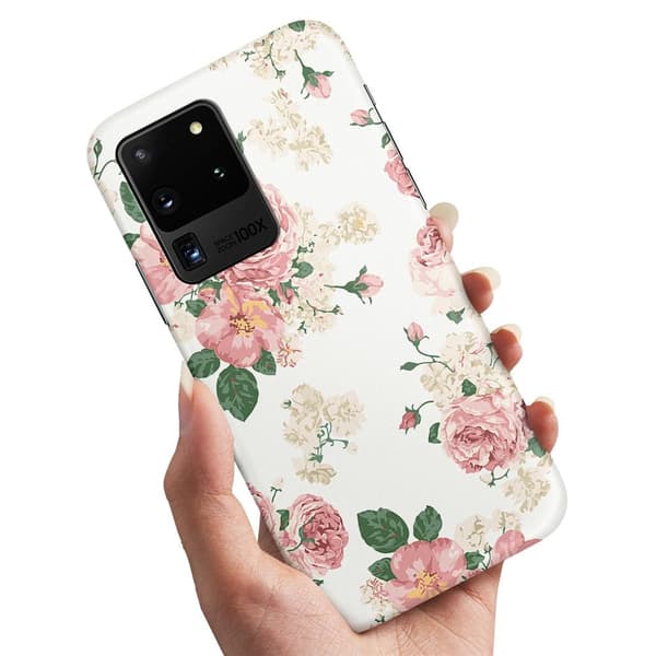Samsung Galaxy S20 Ultra - Kuoret/Suojakuori Retro Kukat