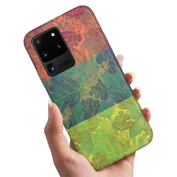 Samsung Galaxy S20 Ultra - Cover/Mobilcover Bladmønster