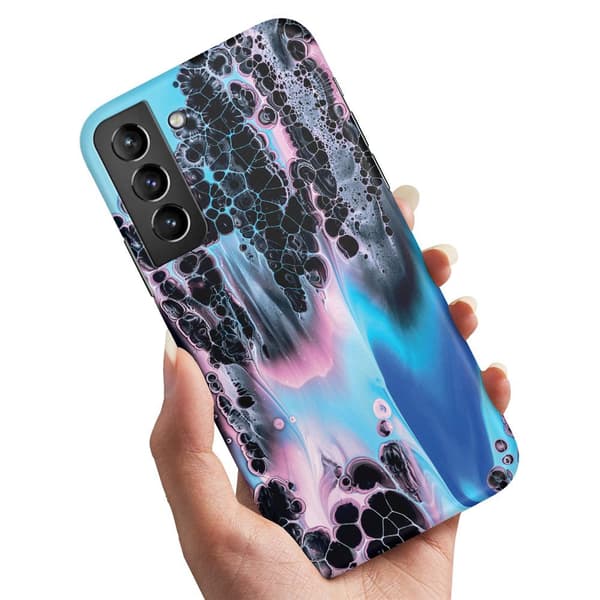 Samsung Galaxy S21 - Cover/Mobilcover Marmor