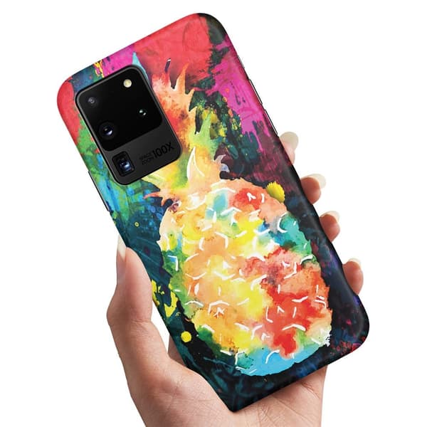 Samsung Galaxy S20 Ultra - Kuoret/Suojakuori Sateenkaari Ananas