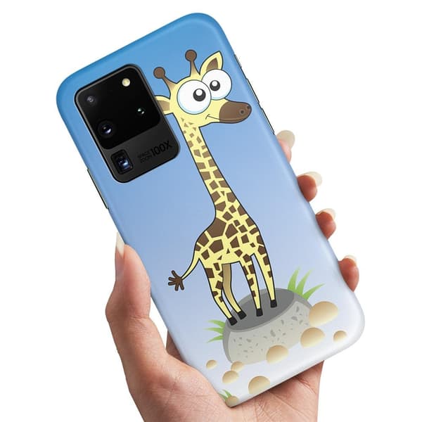 Samsung Galaxy S20 Ultra - Deksel/Mobildeksel Tegnet Giraff