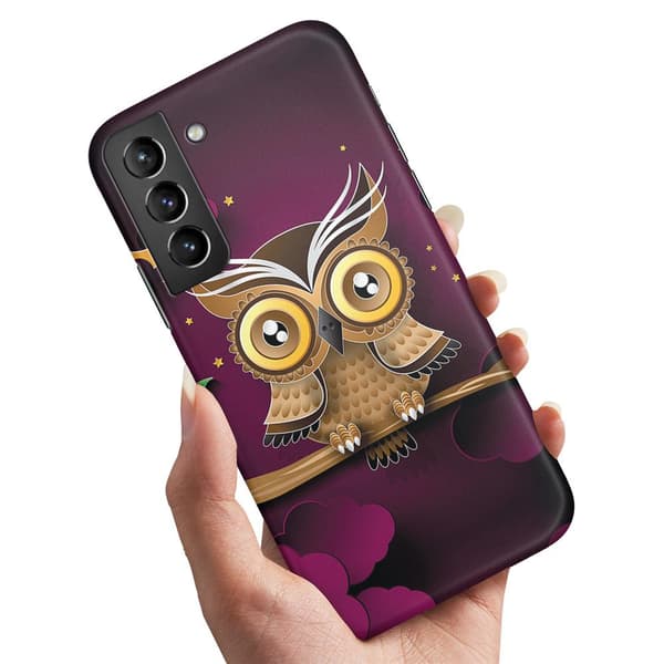 Samsung Galaxy S21 - Skal/Mobilskal Ljusbrun Uggla