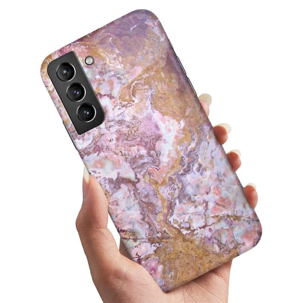 Samsung Galaxy S21 - Cover/Mobilcover Marmor