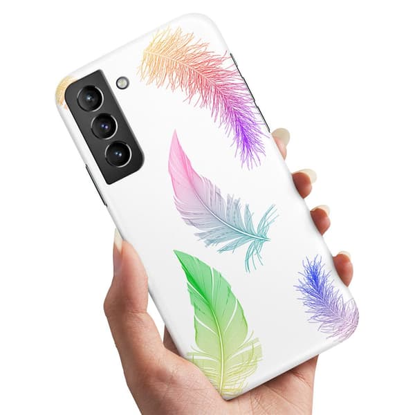 Samsung Galaxy S21 - Skal/Mobilskal Fjädrar