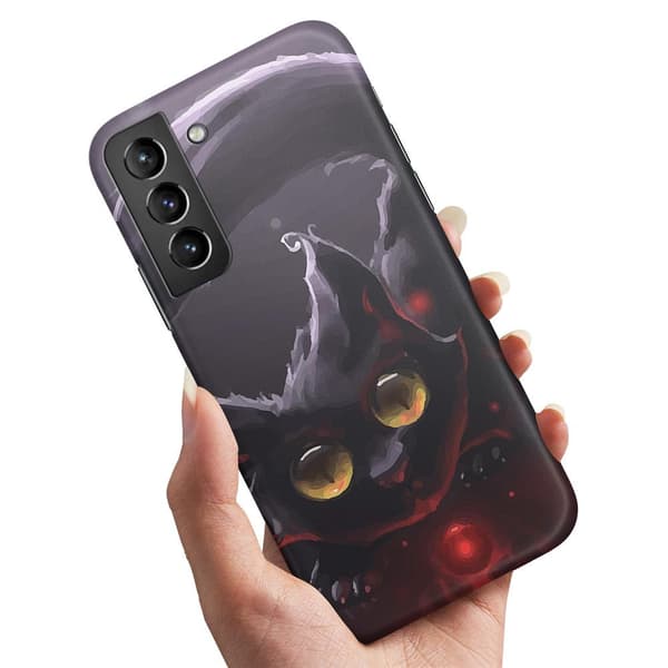 Samsung Galaxy S21 FE 5G - Deksel/Mobildeksel Svart Katt